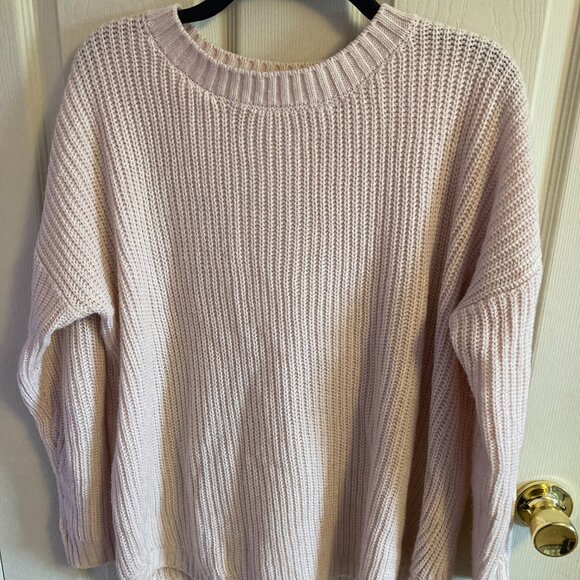 SO Kohls Juniors  Sweater Pink Size XL Knit - Picture 2 of 5